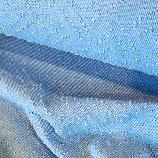 Cerulean textured denim