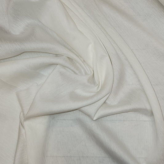 Vanilla Fine Silk viscose slub Voile