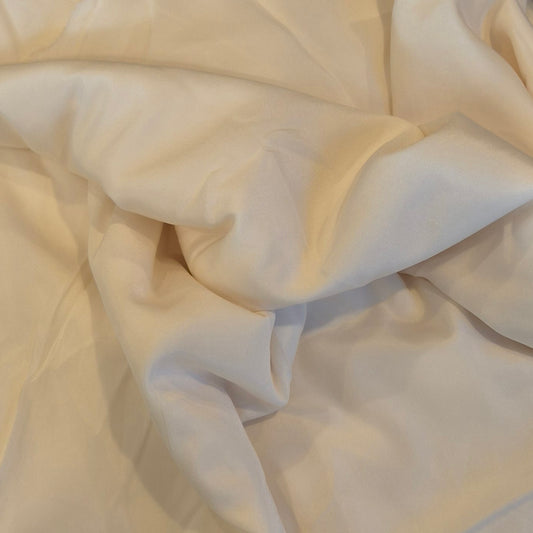 5m Ivory silk crepe de chine
