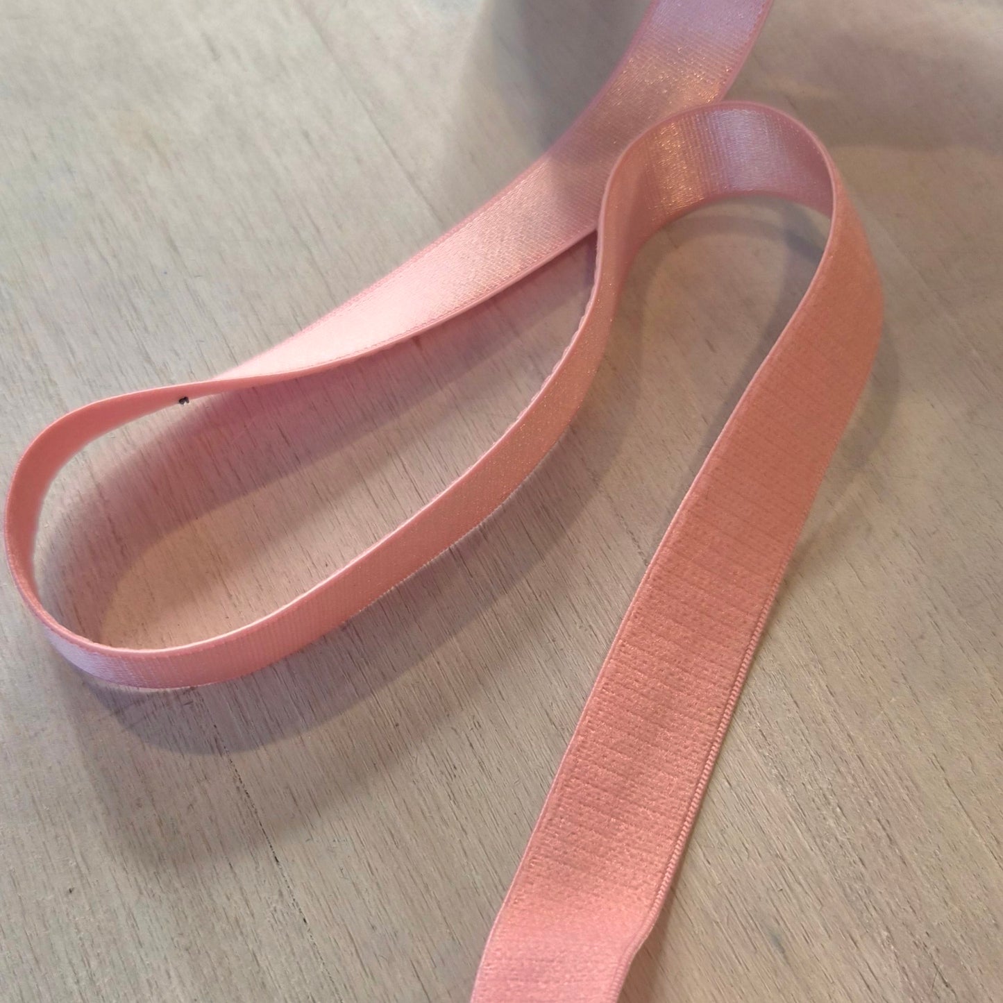 15mm Rose pink satin strapping