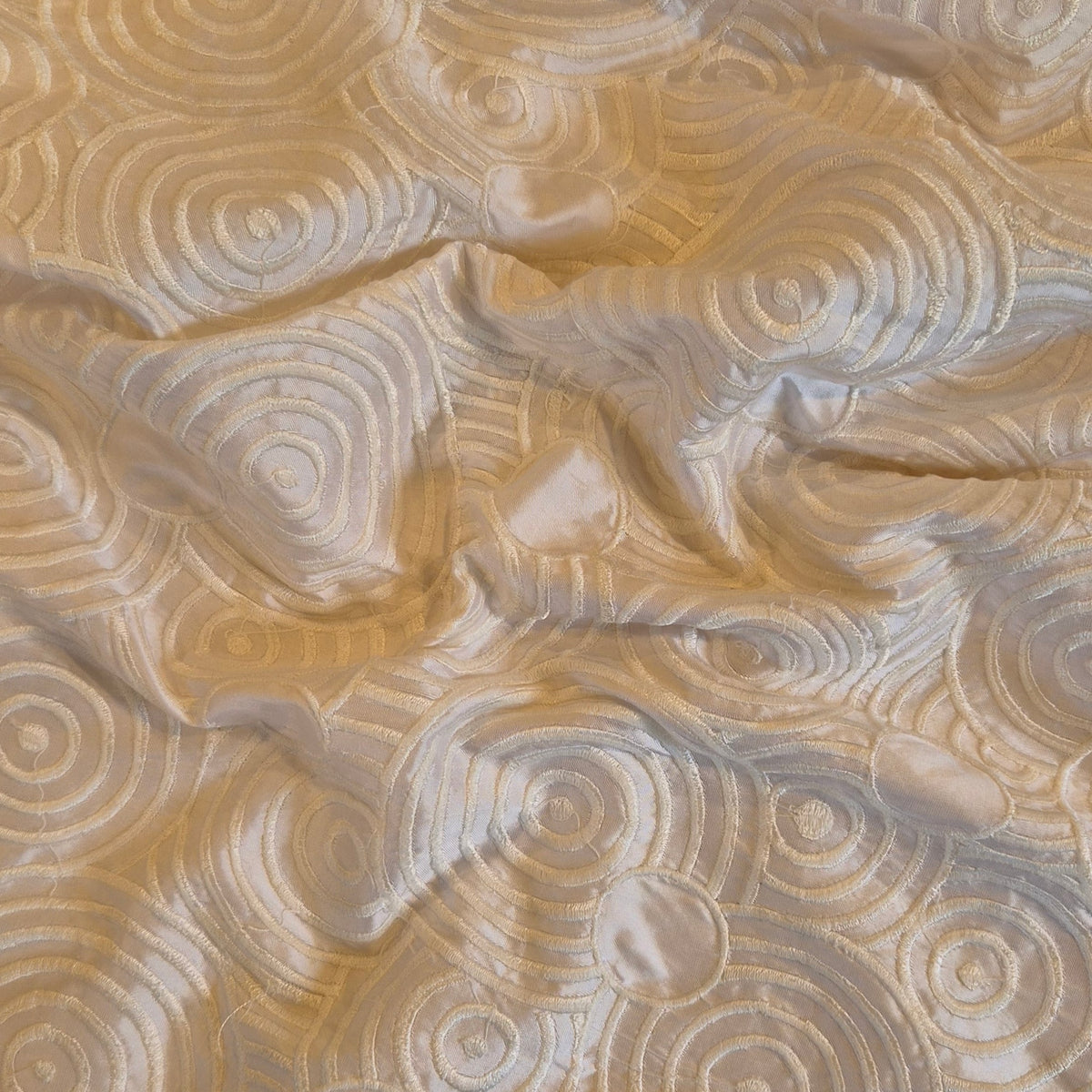 Georgio Armani silk dupion circles