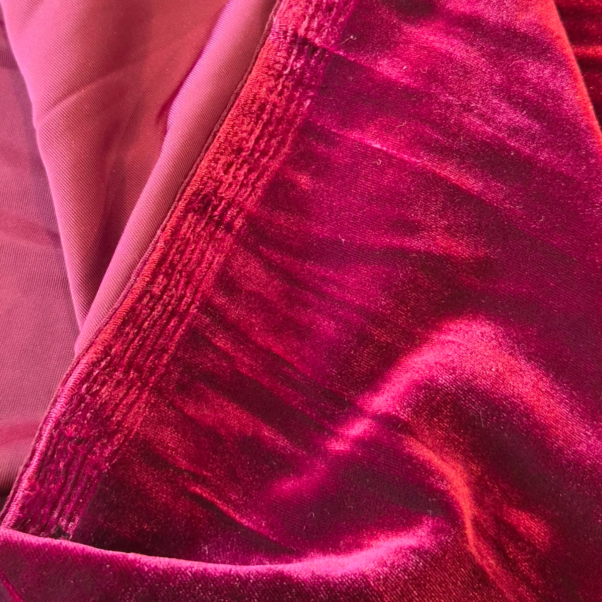 Ruby stretch velvet