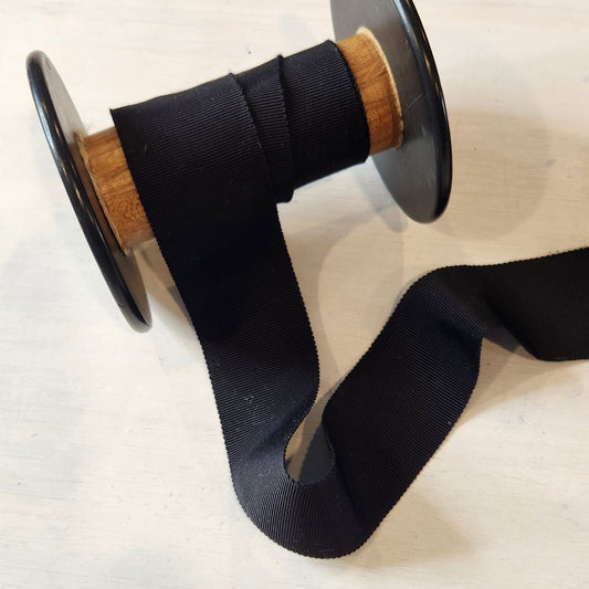 Black 50mm Grossgrain Ribbon