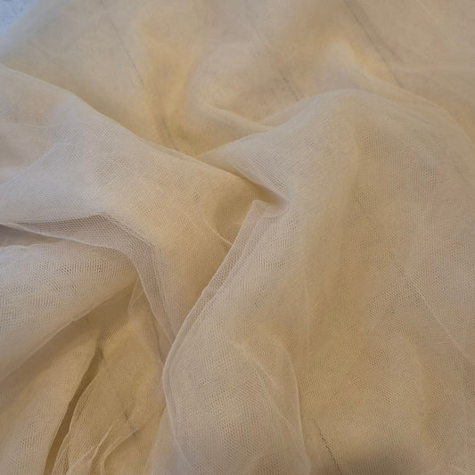 90cm Beige soft tulle