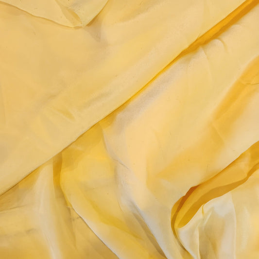 3.3m Sunshine yellow silk crepe de chine