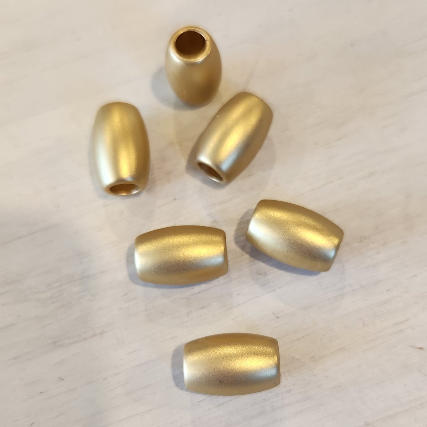 Antique gold oval toggle