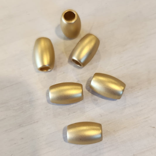 Antique gold oval toggle