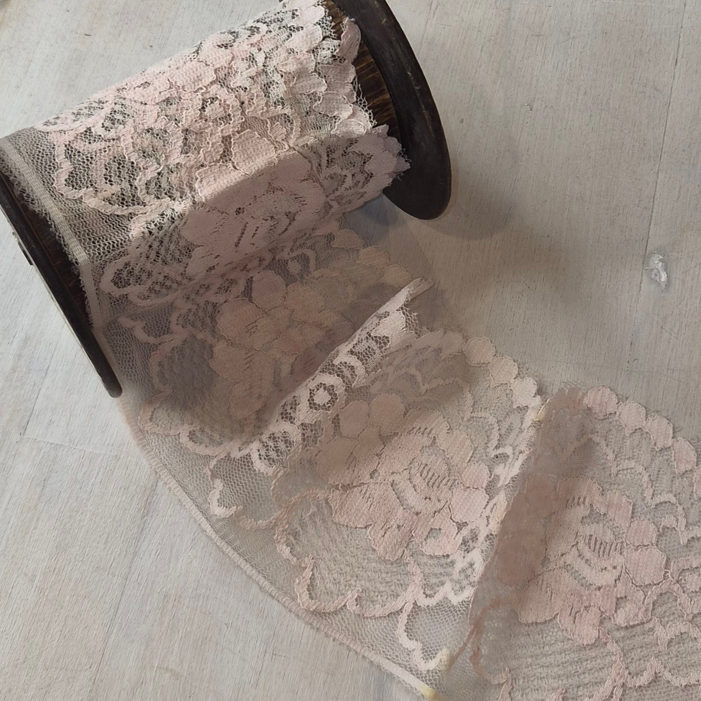 Antoinette musk hand dyed lace