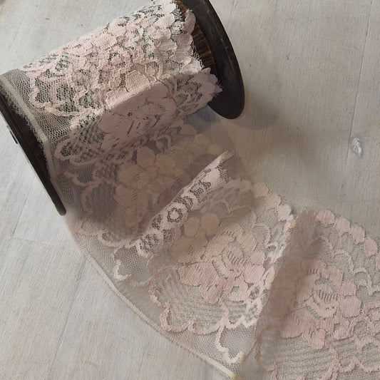 Antoinette musk hand dyed lace