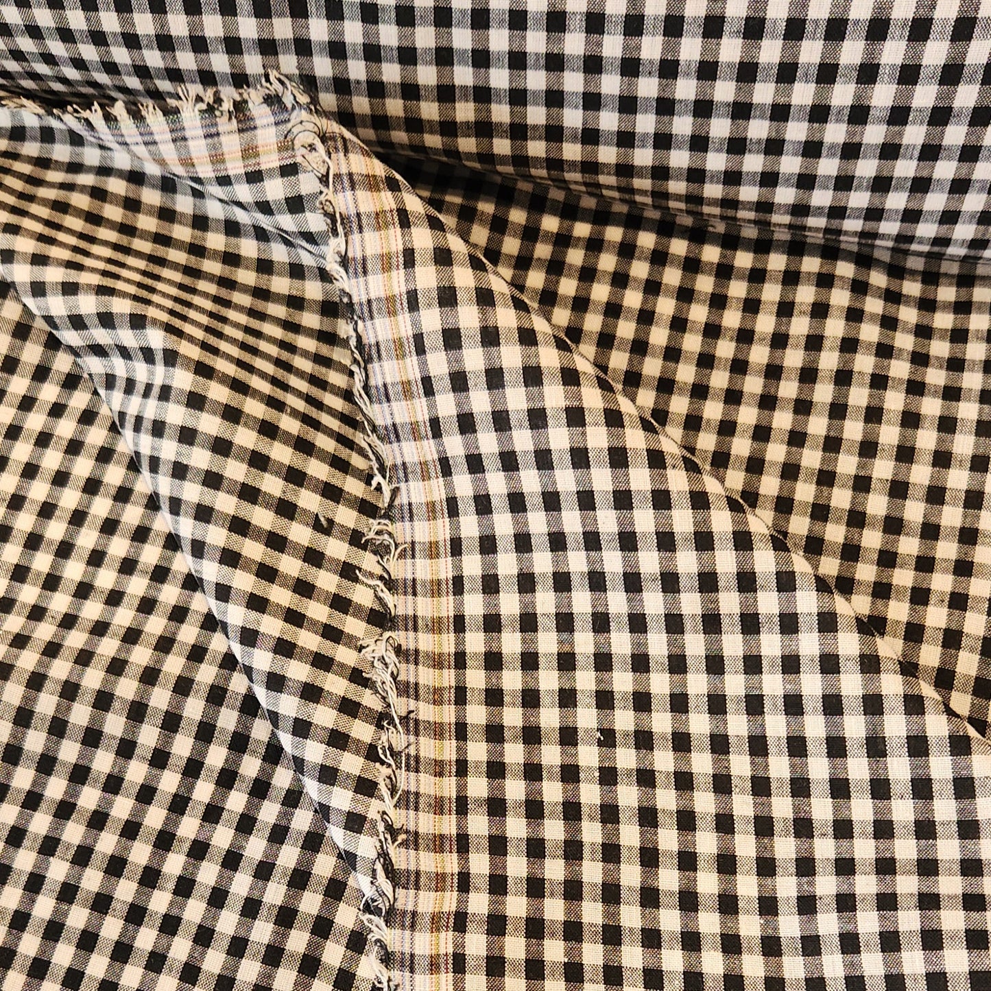 Mini black and white gingham