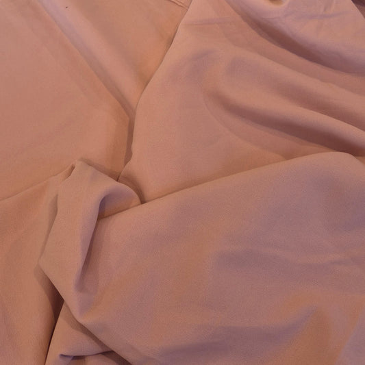 4.5m Dusty pink lightweight crepe