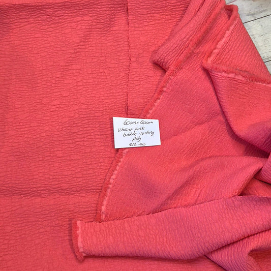60cm Vibrant pink bubble suiting