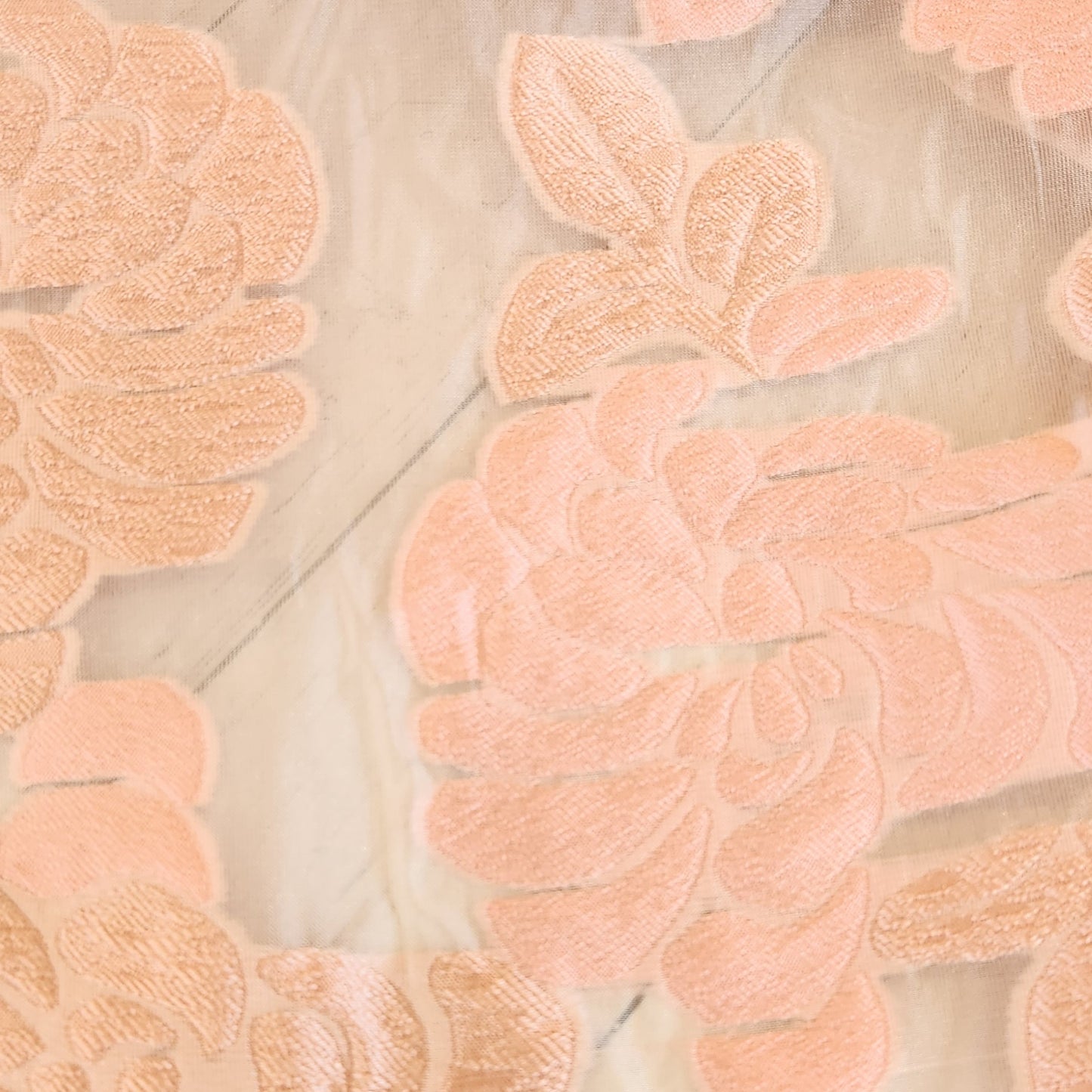 Pink floss Cloque brocade