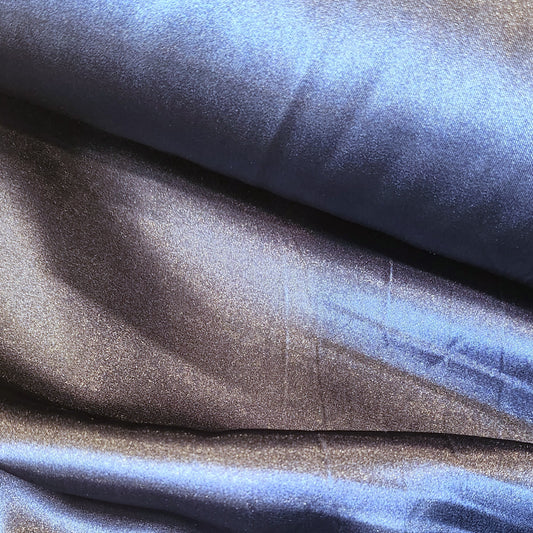 Navy satin