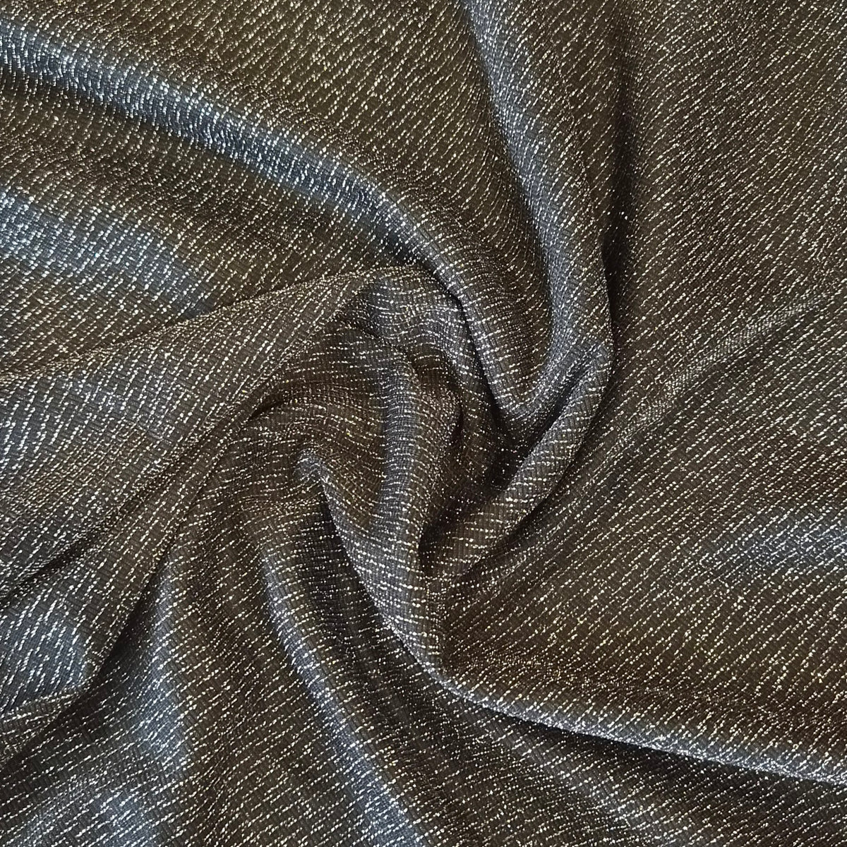 Silver Zig Zag mesh knit