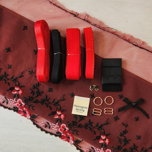 Scarlet elegance wired bra kit