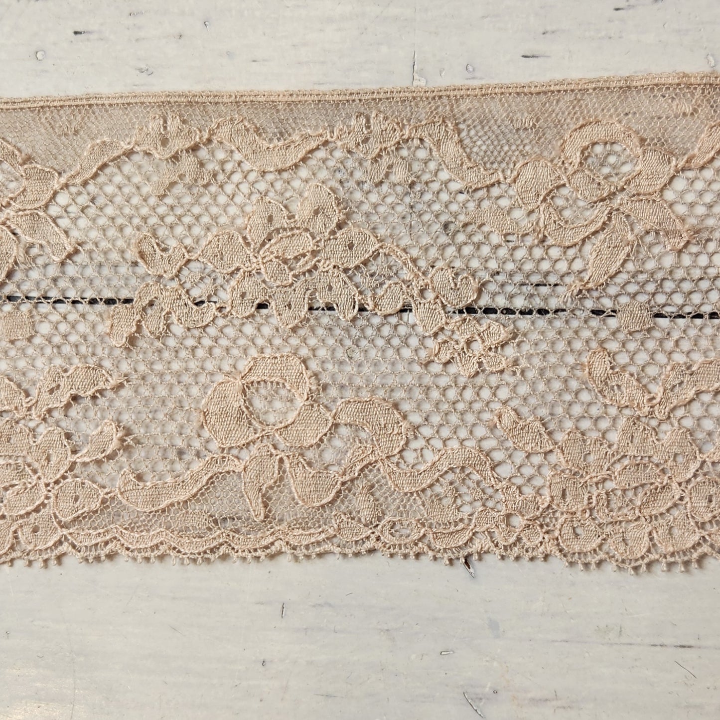 Flowers and bows vintage lace
