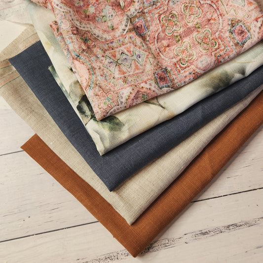55. 5 pieces assorted linen
