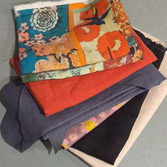 48. 6 pieces assorted linen