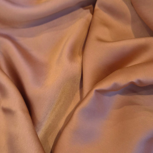 1.8m Coffee lightweight satin