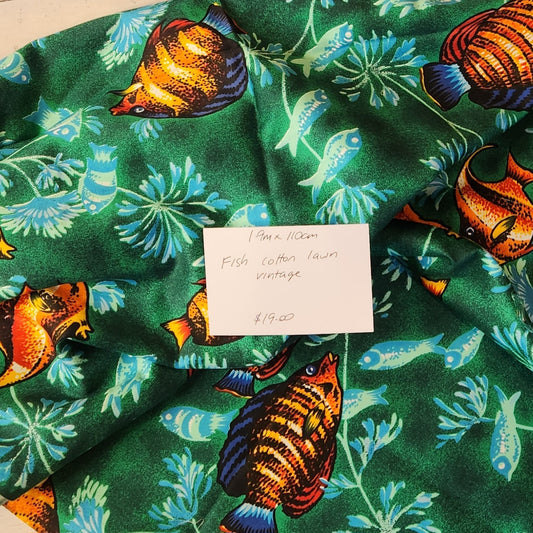 1.9m Fish cotton lawn