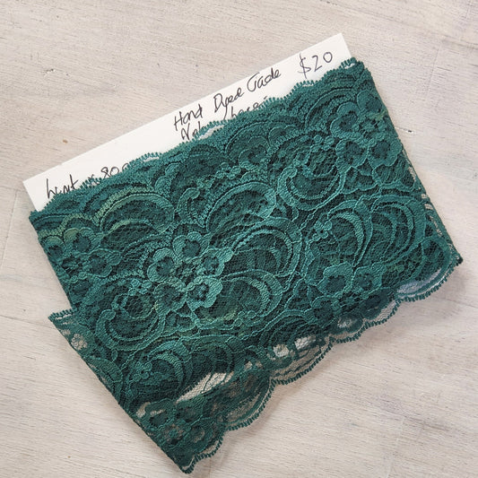 4m Hand dyed jade lace