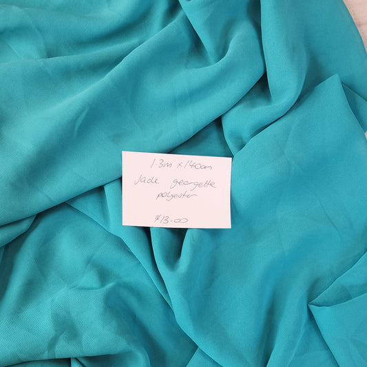 1.3m Jade georgette