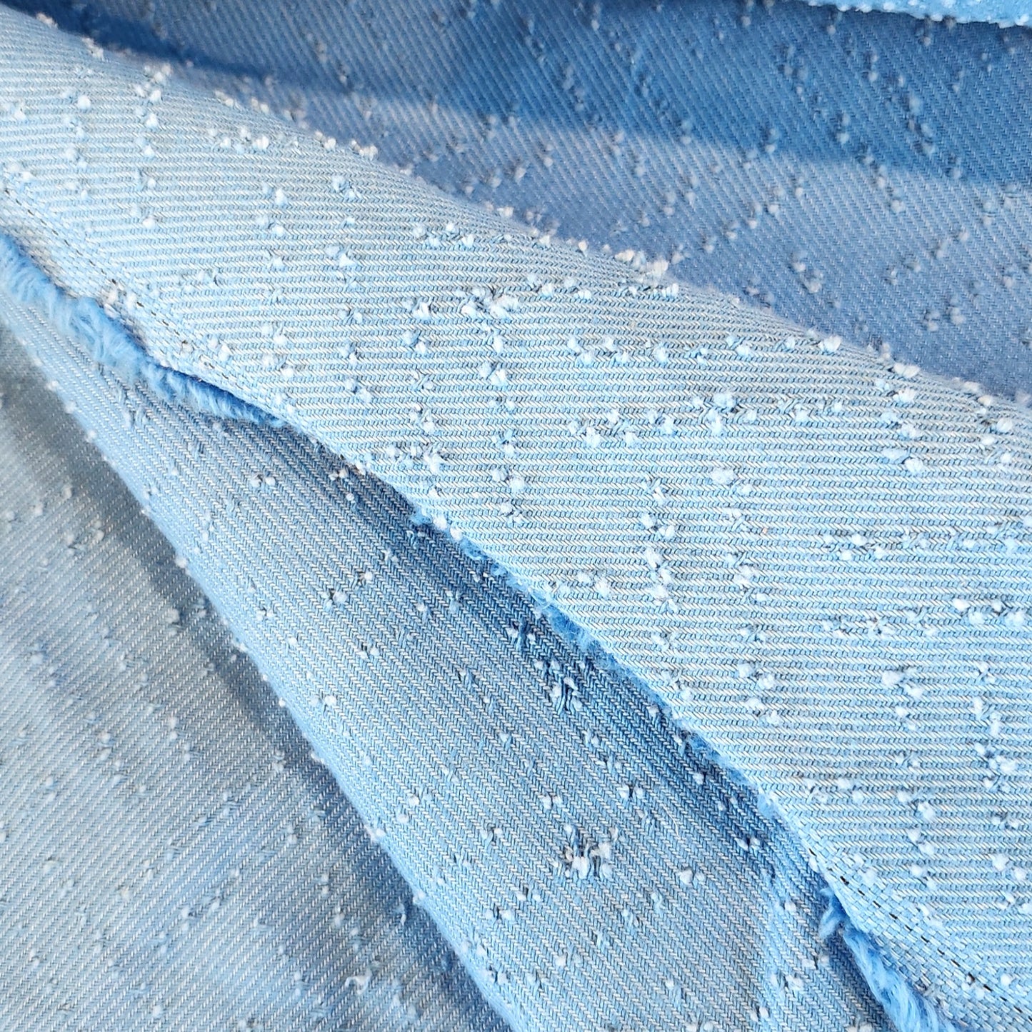 Cerulean textured denim