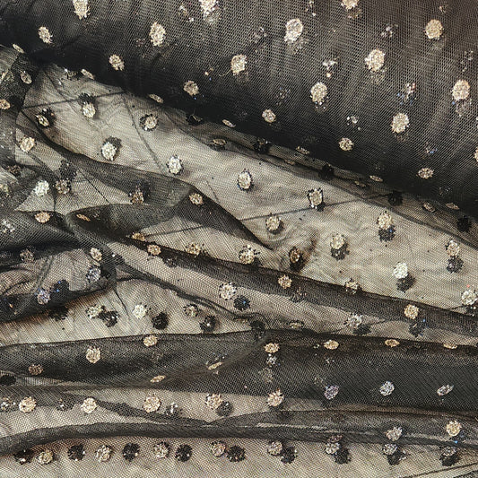 Glitter spot tulle