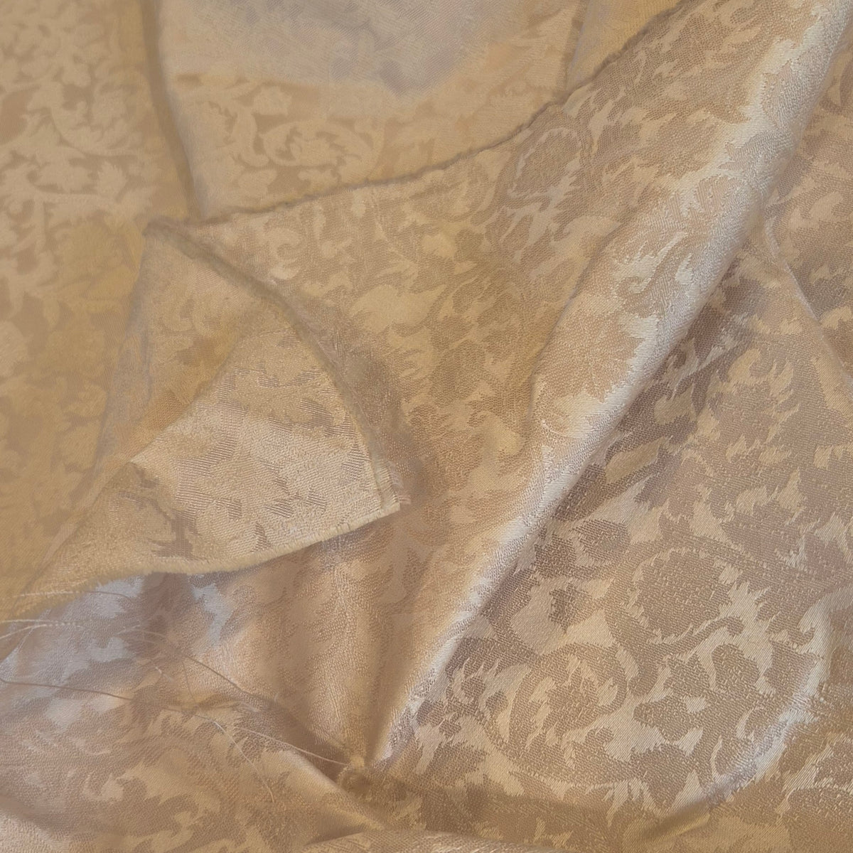 Pale mocha duchess silk