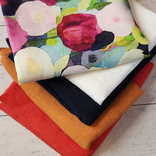 38. 5 pieces Assorted linen