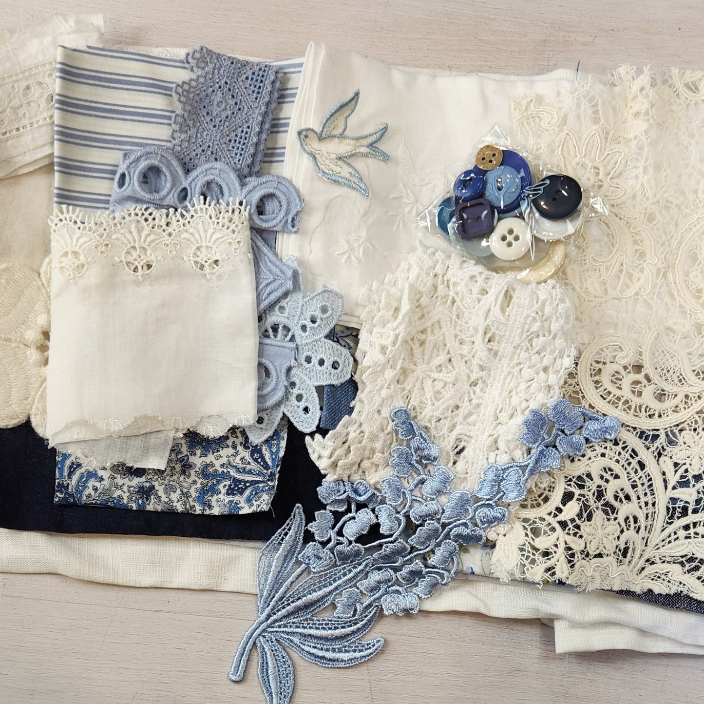French country side slow stitch