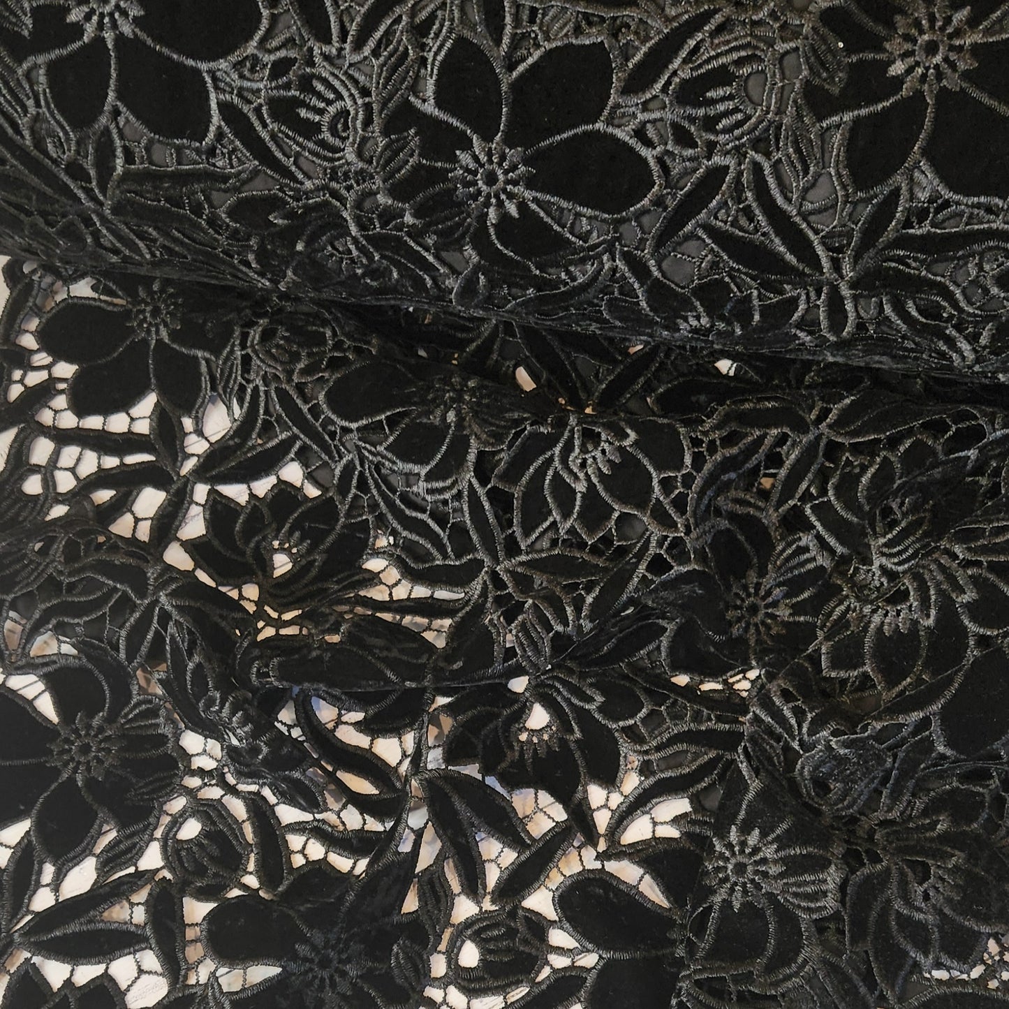 Lola luxe velvet guipure lace