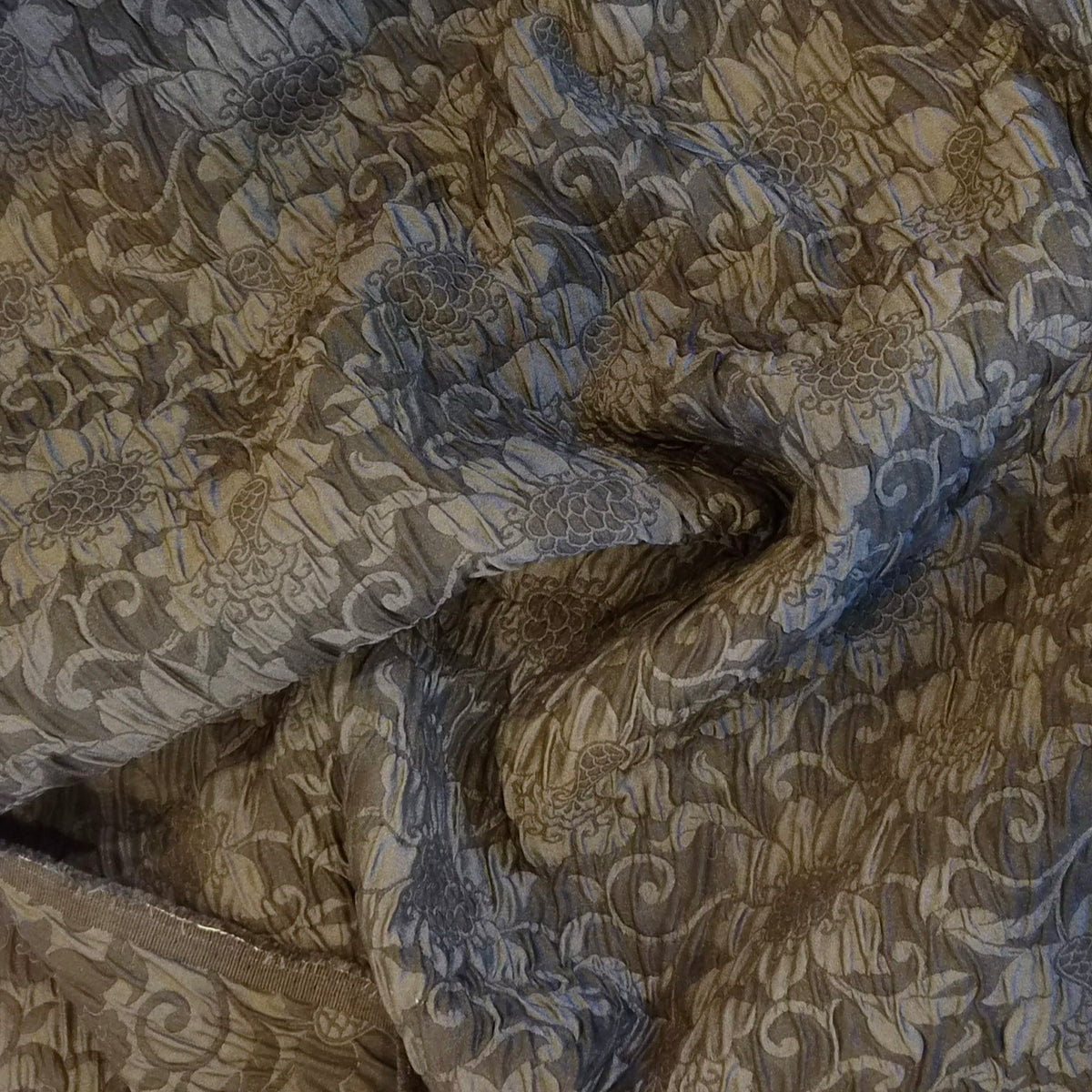 Black dahlia brocade