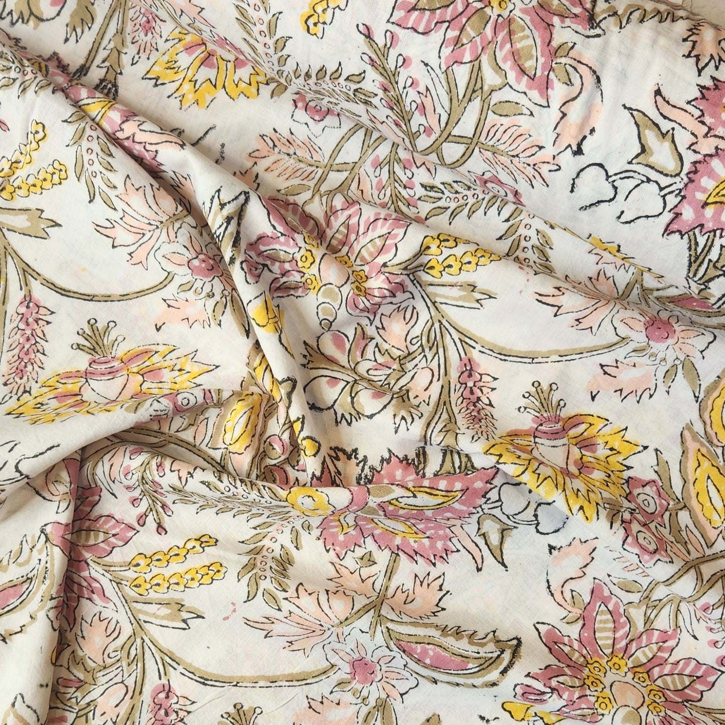 Amyra block print cotton voile