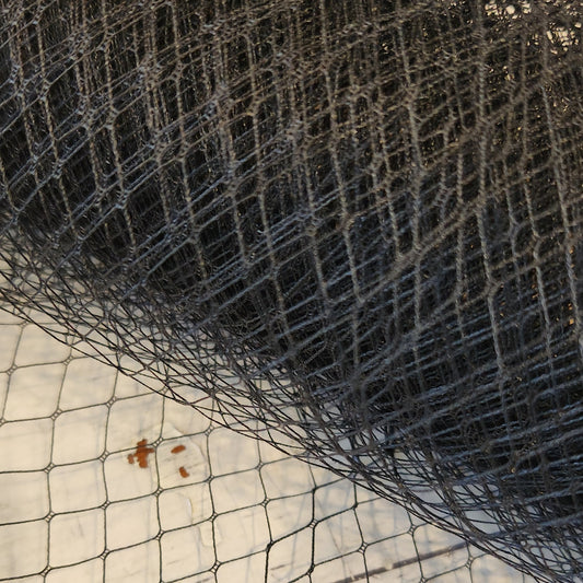 Black diamond hat and veil netting