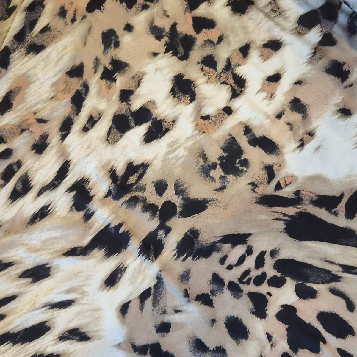 Shadow leopard jersey knit