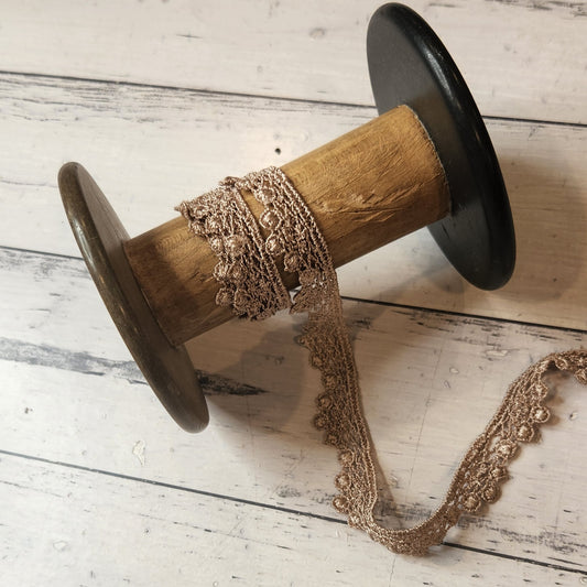 Dark mocha dew drop Guipure Trim