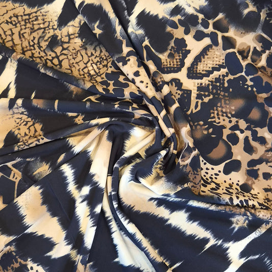 Blue wild jersey knit