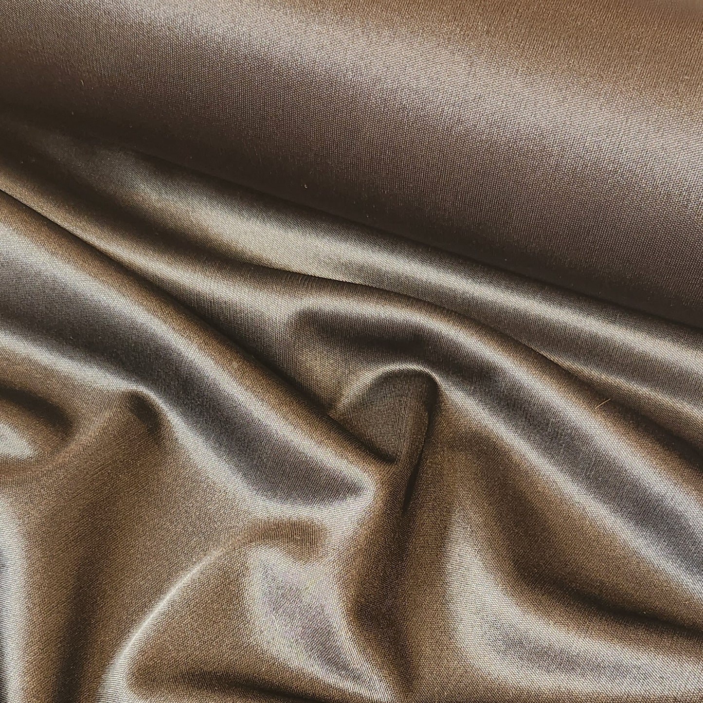 Black satin double sided spandex