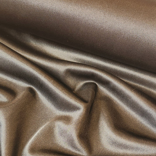 Black satin double sided spandex