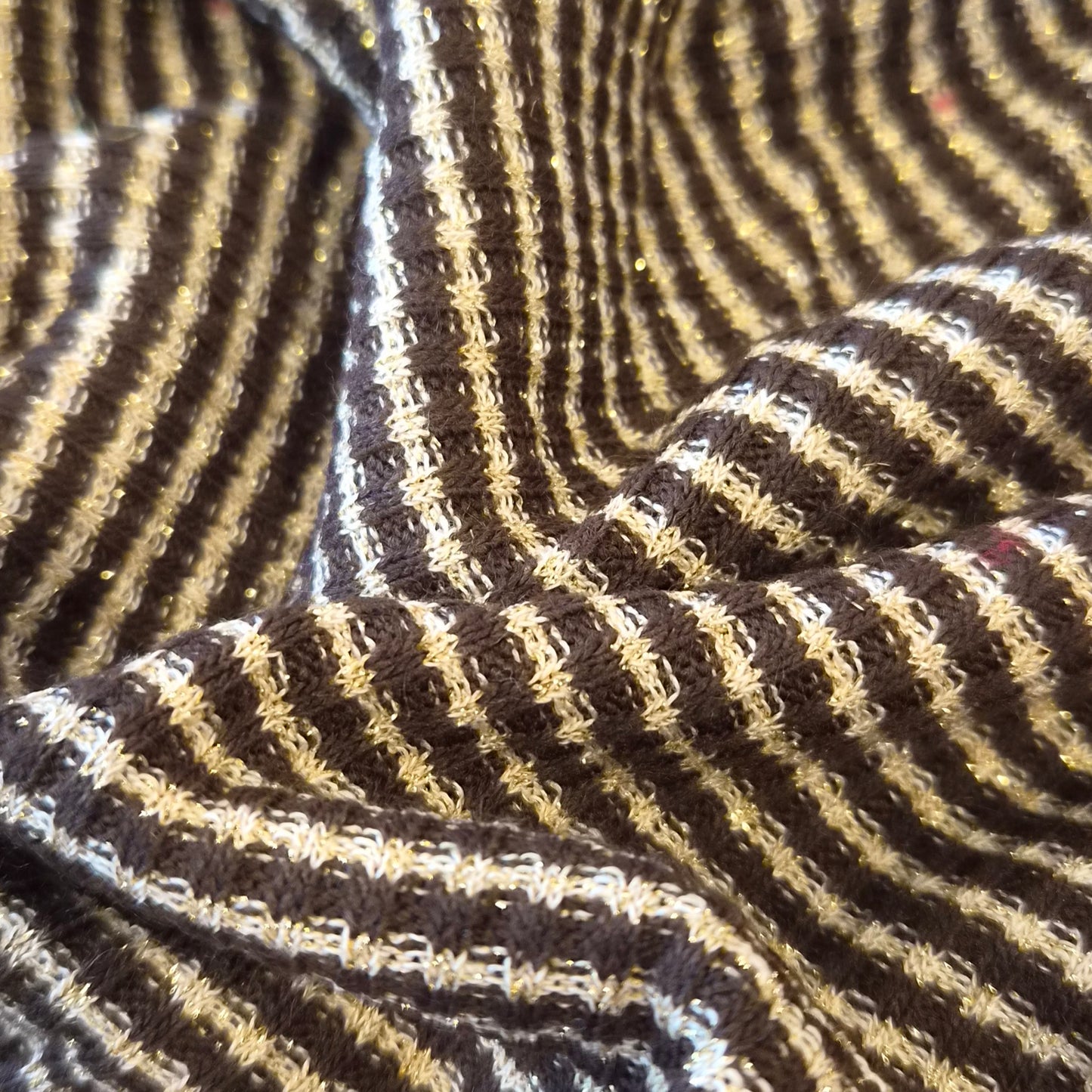 Bronnie lurex stripe knit