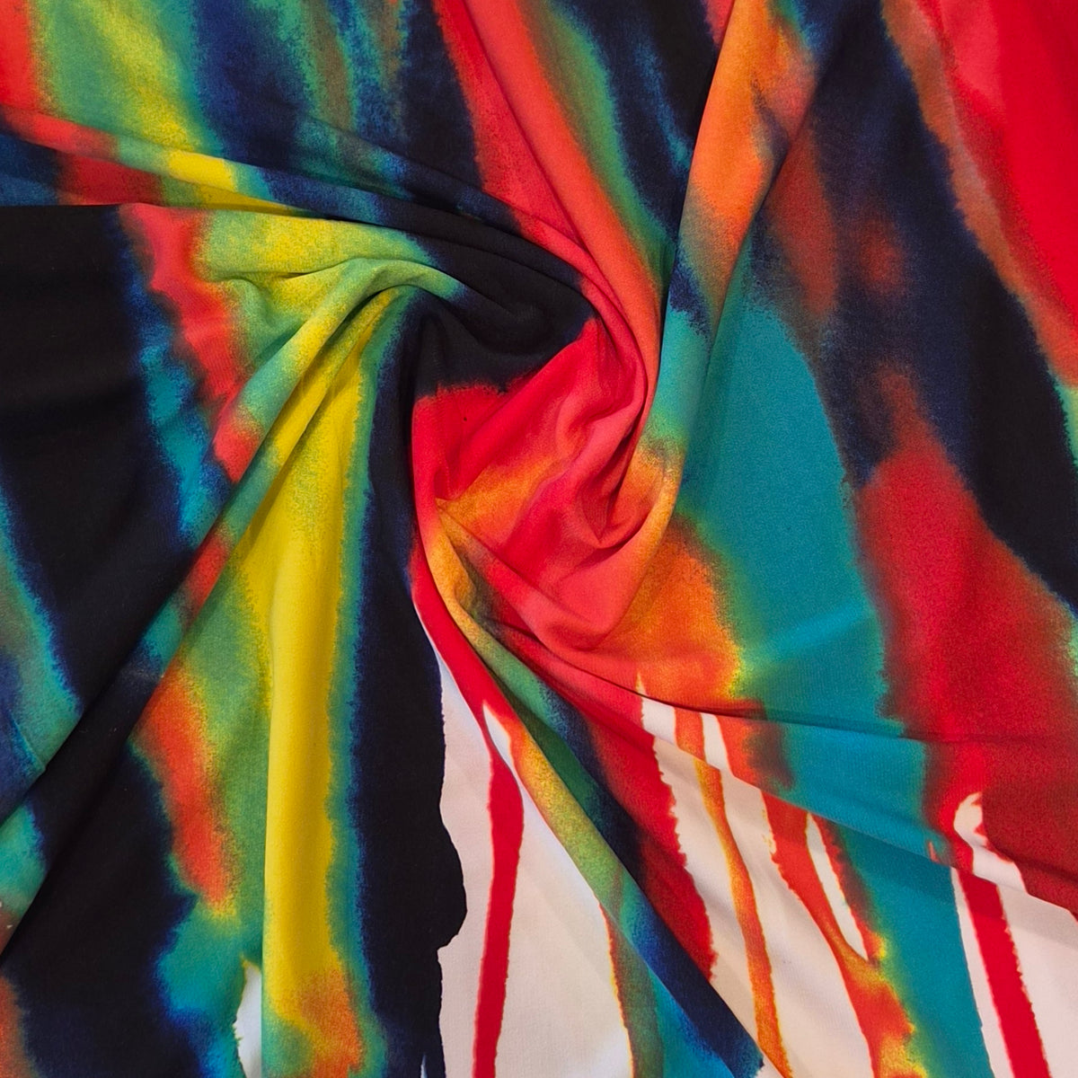 Watercolour painting jersey knit
