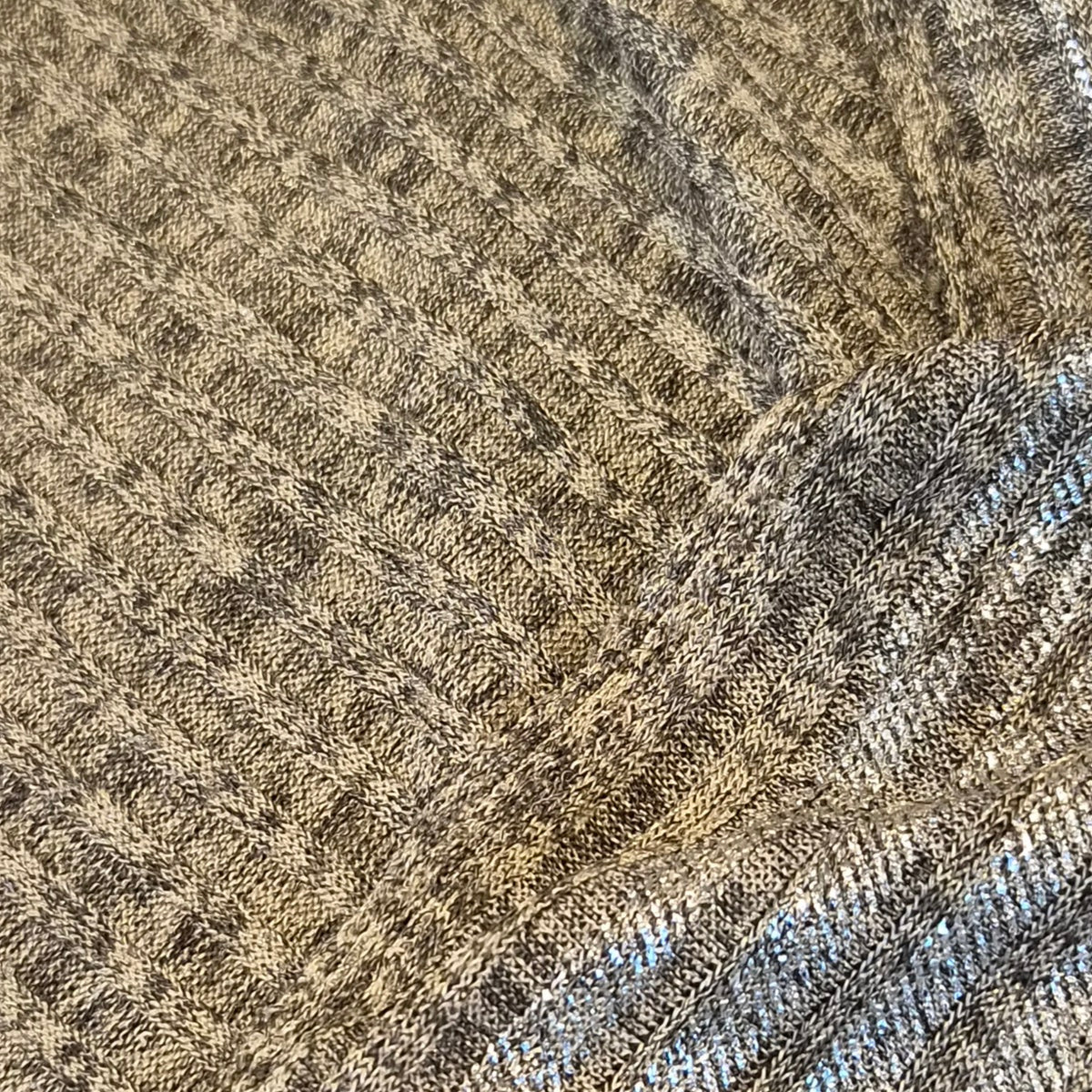 Goldie ribbed lurex jersey knit