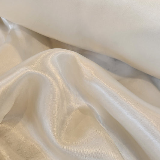 Vanilla viscose satin