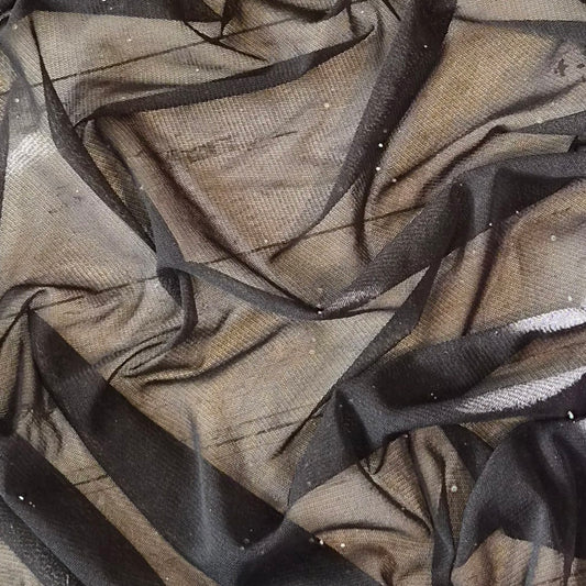 Filly black fine mesh
