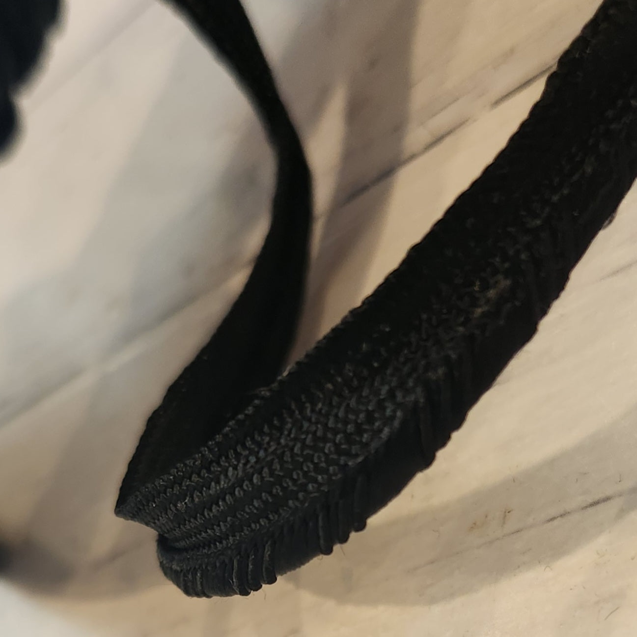 Black satin  Stripe Piping
