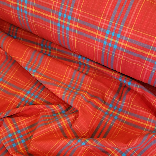 Highland check spandex