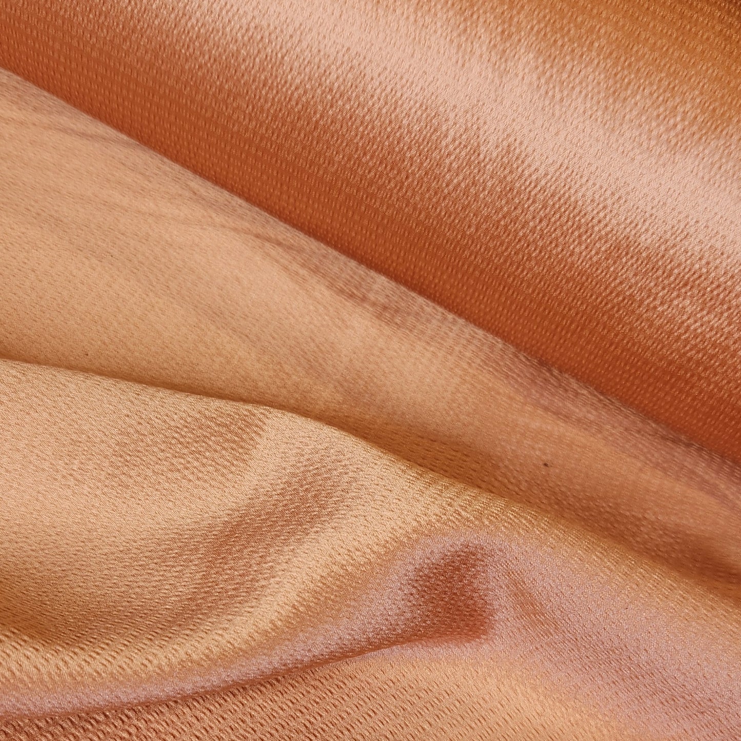 Salmon textured stretch viscose satin