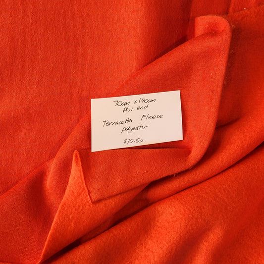 70cm Terracotta fleece